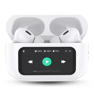 A9 Pro Touch Screen Display Anc Wireless Earbuds Random Color
