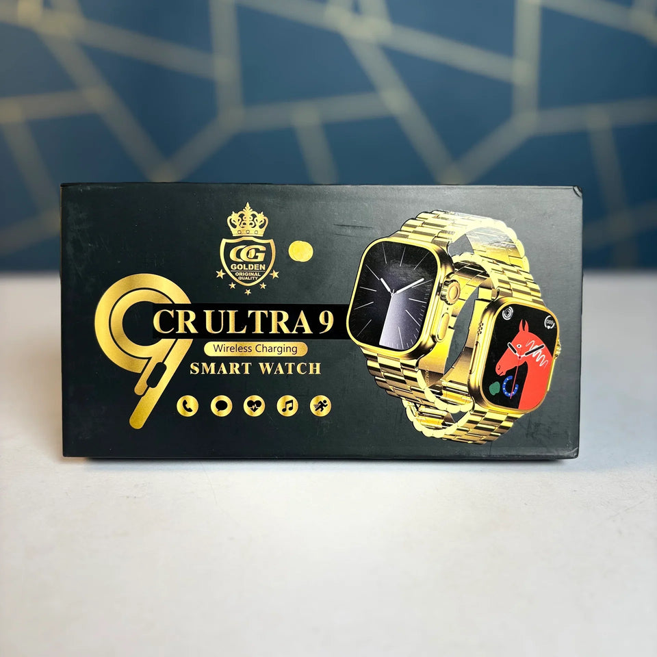 Cr Ultra 09 Smart Watch With Wireless Charging