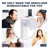 Portable Rechargeable Nebulizer Machine Asthma Inhaler 0.5L for Kids and Adults Compact asthma relief nebulizer