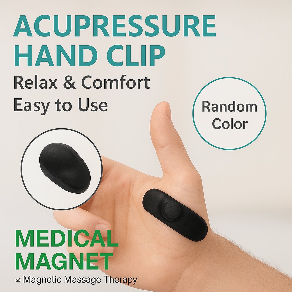 Acupressure Hand Clip | Relaxation & Wellness Tool | Random Color”