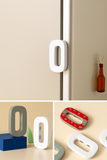 Child Safety Refrigerator Lock | Double Button | Baby Proof | White & Grey