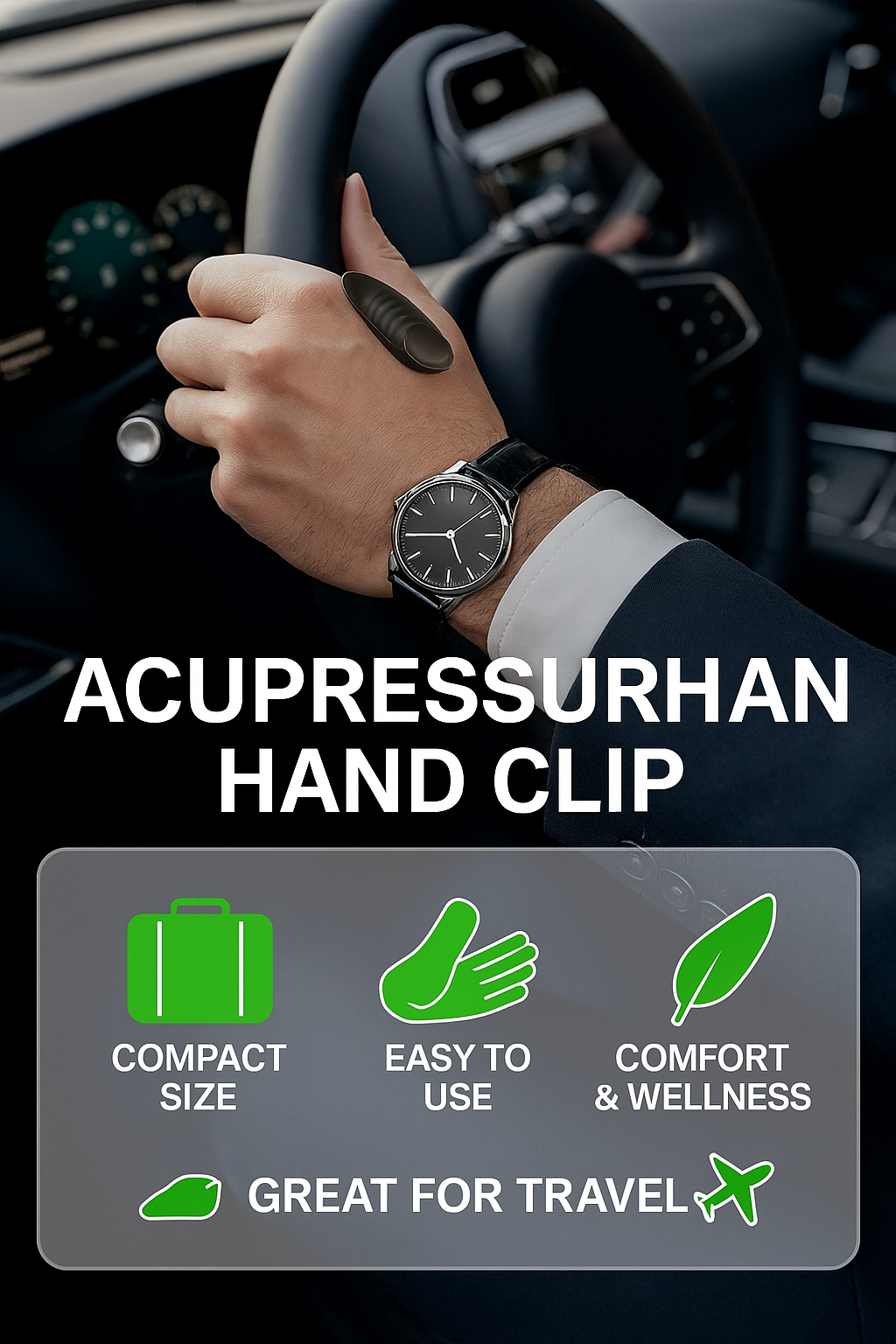 Acupressure Hand Clip | Relaxation & Wellness Tool | Random Color”