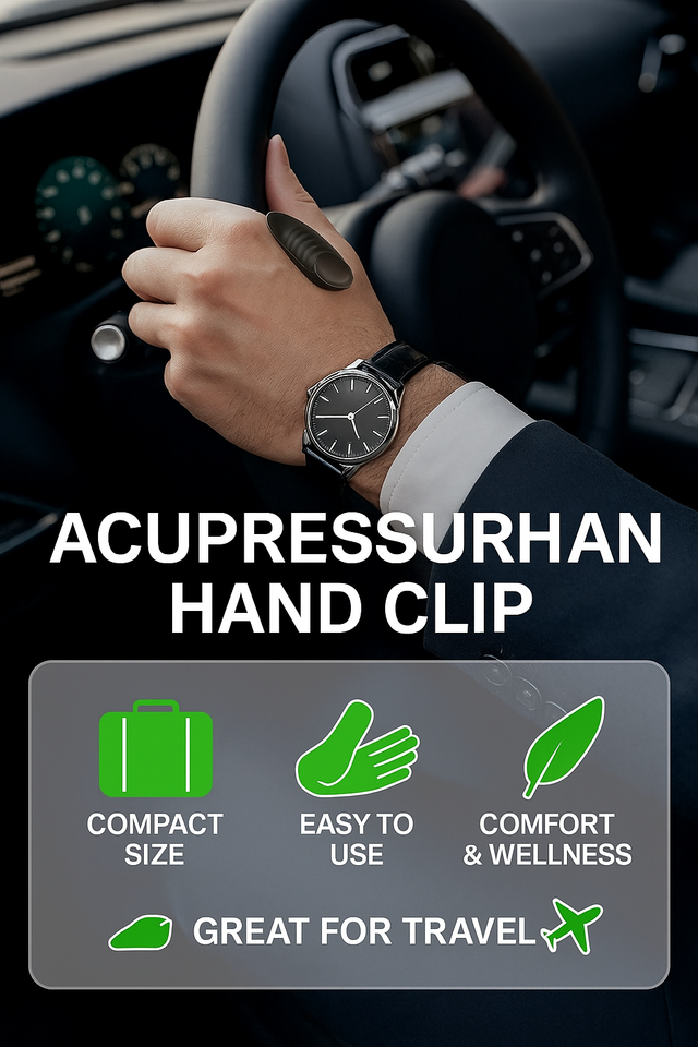 Acupressure Hand Clip | Relaxation & Wellness Tool | Random Color”