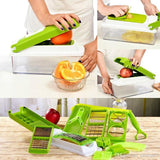 16 In 1 Multifunctional Vegetable Slicer Cutter Shredders Slicer With Basket Fruit Potato Chopper Carrot Grater