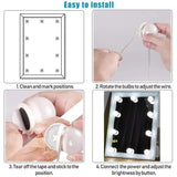 Rechargeable Vanity Mirror LED Lights