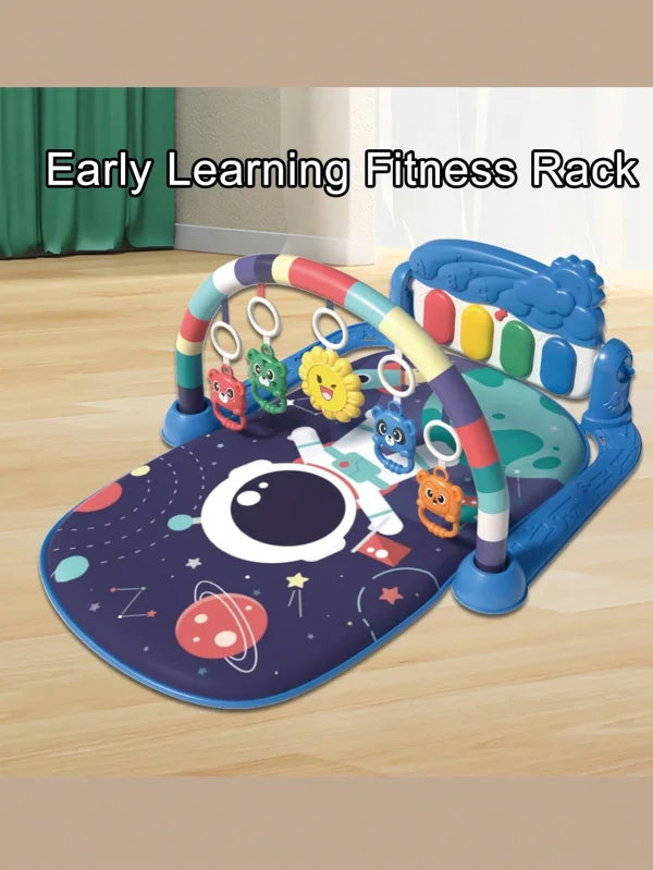Kids Musical Piano Gym Mat With Music & Lights – (imported) (random Color)