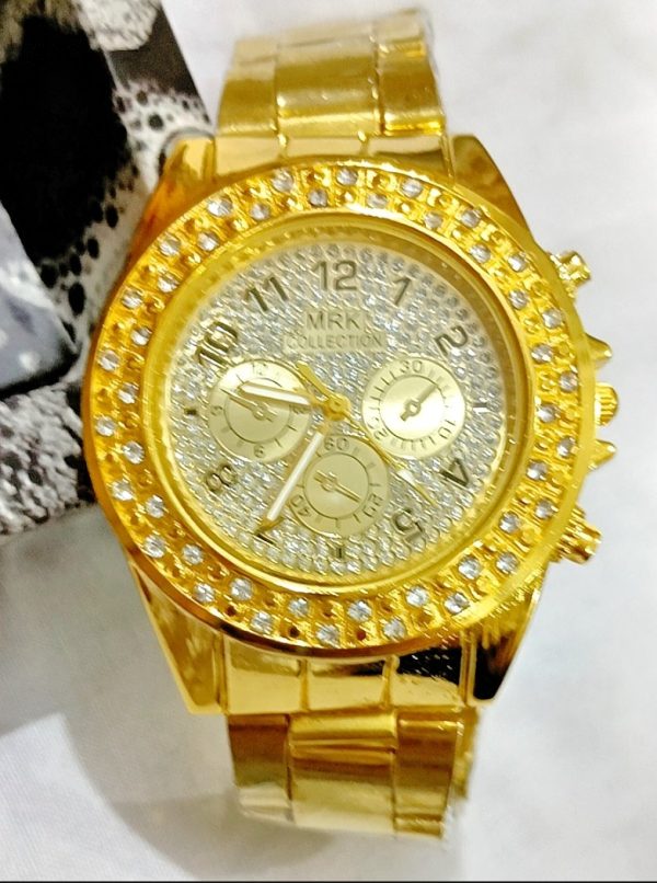 Luxury Stainless Steel Watch For Girls | Best Quality Watch For Women & Girls – Analog Watch – With Box