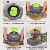 16 In 1 Multifunctional Vegetable Slicer Cutter Shredders Slicer With Basket Fruit Potato Chopper Carrot Grater