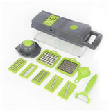 16 In 1 Multifunctional Vegetable Slicer Cutter Shredders Slicer With Basket Fruit Potato Chopper Carrot Grater