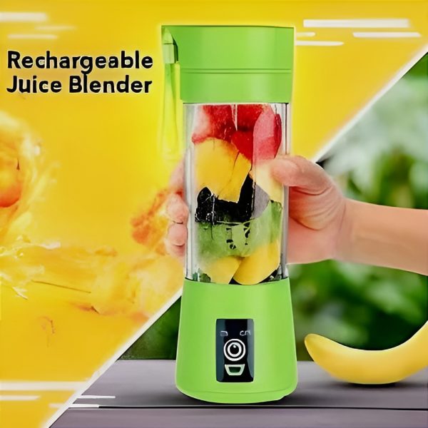 Portable Mini 6 Blade Juicer Blender | Outdoor Juicing Cup (380ml) – Rechargeable [random]