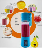 Portable Mini 6 Blade Juicer Blender | Outdoor Juicing Cup (380ml) – Rechargeable [random]