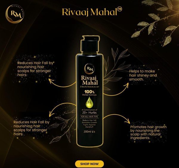 Rivaj Mahal Hair Oil Your Ultimate Hair Care Solution – 200ml