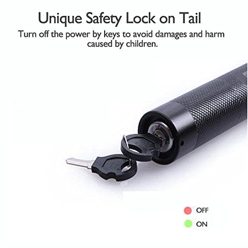 Jy-303 Green Laser Pointer – Rechargeable With Lock Key, Charger & Ideal For Teaching, Astronomy, Presentations More