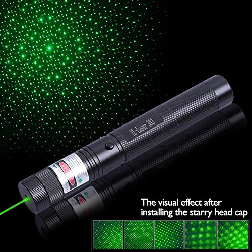 Jy-303 Green Laser Pointer – Rechargeable With Lock Key, Charger & Ideal For Teaching, Astronomy, Presentations More