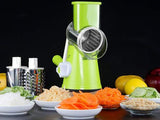 Tabletop Drum Grater | Manual Vegetable Cutter Slicer & Grater | Multi-functional Kitchen Gadget ( Random Color )
