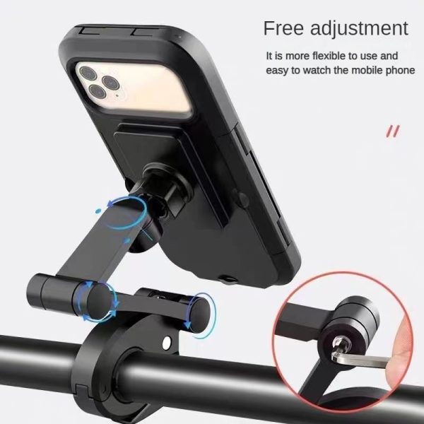 Waterproof Magnetic Bicycle Mobile Phone Holder – 360° Rotation